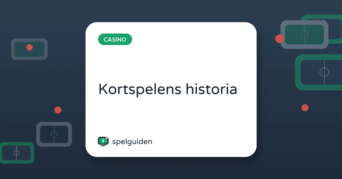 Kortspelens historia