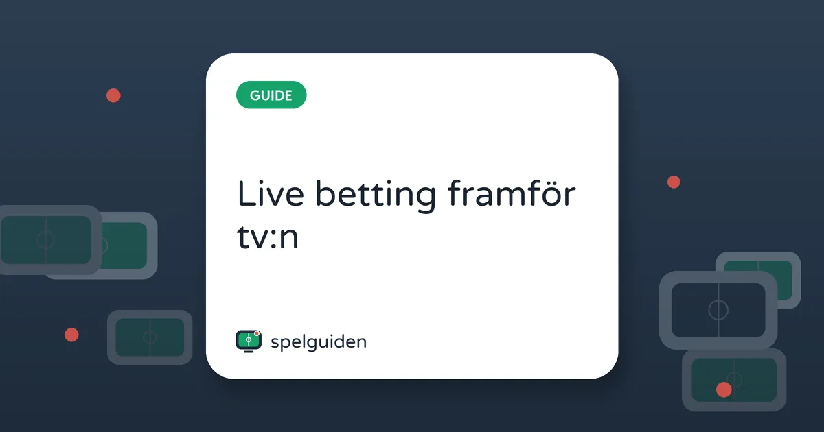 Live betting framför tv:n