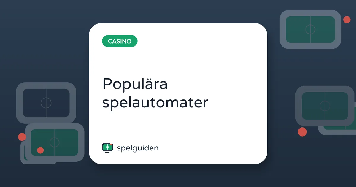Populära spelautomater